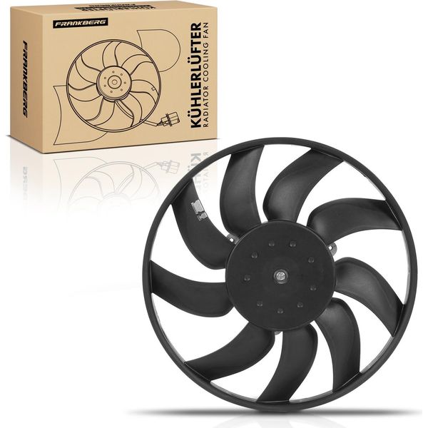 Frankberg 1X Radiatore Motore A Ventola Singola Senza Telaio Ventola Radiatore Vw Crafter 30-35 Mercedes-Benz Sprinter-image