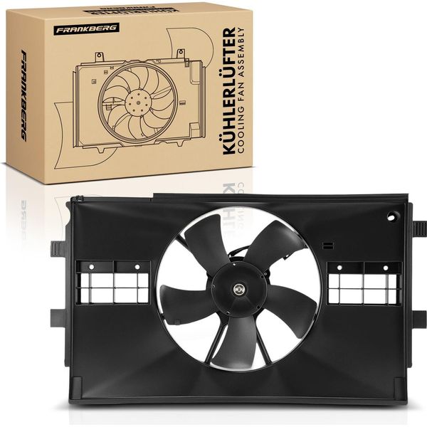 Frankberg 1X Ventola Di Raffreddamento Motore Per Mitsubishi Lancer Viii Cya Cza Sportback Cxa-image