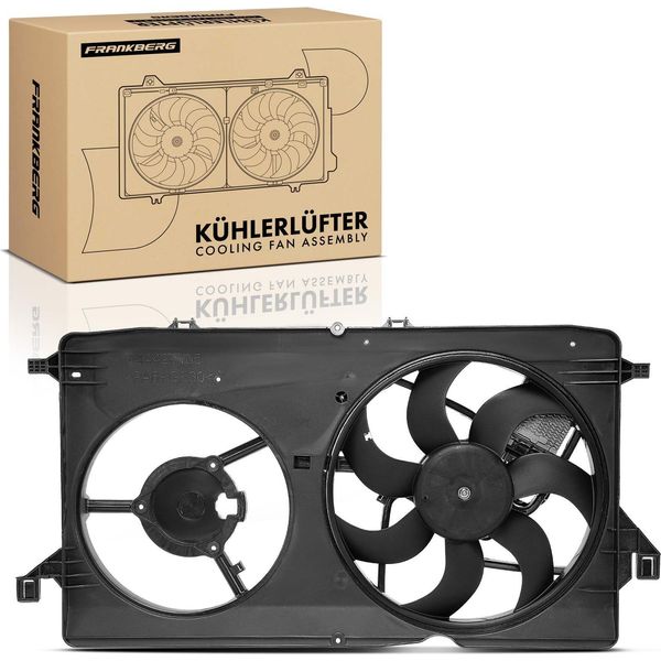 Frankberg 1X Radiatore Motore A Doppia Ventola Con Telaio Ventola Radiatore Ford Transit Bus Fb Fc Fd Fs Fz Fa Ff Fm Fn-image