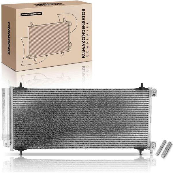 Frankberg 1X Condensatore Aria Condizionata Per Peugeot 407 607 CitroëN C5 C6 2.2L 2.7L-image