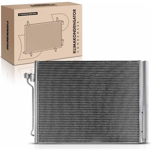 Frankberg 1X Condensatore Aria Condizionata Per Bmw Serie 5 F18 F06 F07 F10 F11 F12 F13 F01 F02 F03 F04-image