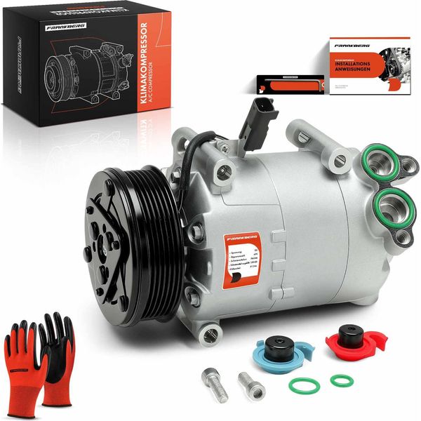 Frankberg 1X Compressore Aria Condizionata Per Ford Focus Iii Galaxy WA6 Kuga I Mondeo BA7 S-Max WA6 2.0L 2007-2019-image