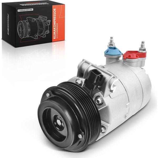 Frankberg 1X Compressore Aria Condizionata Per Ford Mondeo 4 BA7 Galaxy S-Max Volvo S60 S80 V70 XC60-image