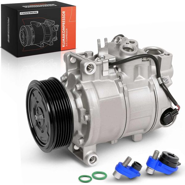 Frankberg 1X Compressore Aria Condizionata Per Audi A4 8E2 8EC A6 A8 4E2 Q5 8RB 2000-2013-image