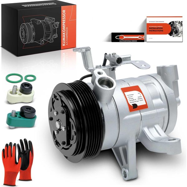 Frankberg 1X Compressore Aria Condizionata Per Subaru Forester Sj Impreza Gp Gj Levorg Xv-image