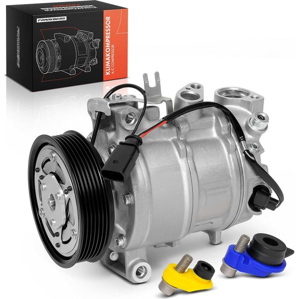 Frankberg 1X Compressore Aria Condizionata Per Audi A4 8W A6 4G A5 F53 F57 F5F F5P Q7 Vw Touareg CR7 RC8-image