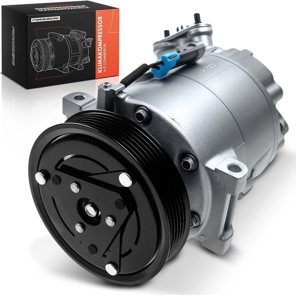 Frankberg 1X Compressore Aria Condizionata Per Opel Signum Vectra C Z02 Saab 9-3 YS3F Fiat Croma 194 Cadillac Bls-image