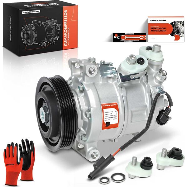 Frankberg 1X Compressore Aria Condizionata Per Mercedes-Benz Classe A W176 Classe B W242 W246 Cla X117 C117-image
