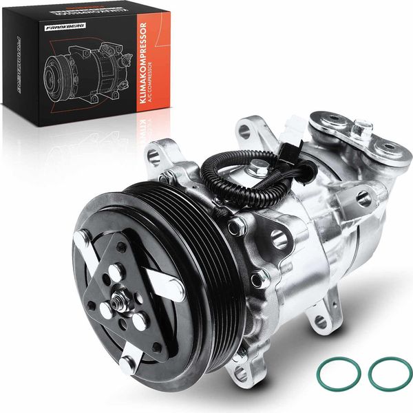 Compressore Aria Condizionata Frankberg 1X Per Peugeot 206 Partner CitroëN Fiat Renault-image