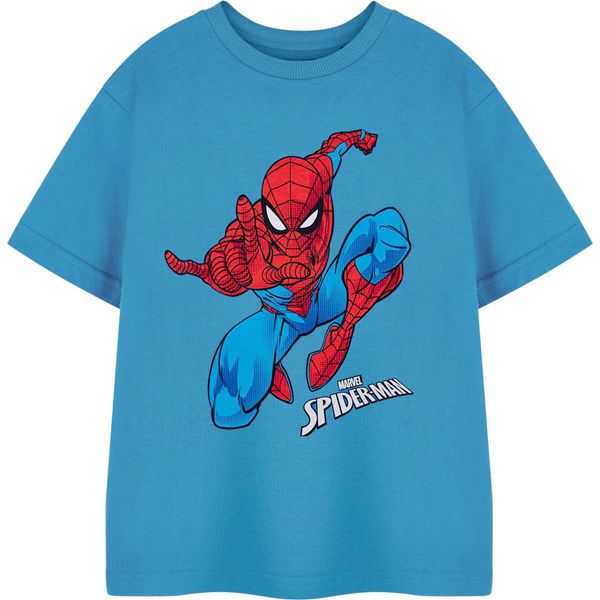 Spider-Man - Maglietta Per Ragazzi, Maniche Corte NS9302 (158-164) (Blu)-image