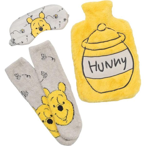 Winnie The Pooh - Copri Borraccia 3 Pezzi NS9605 (Taglia Unica) (Giallo/Bianco)-image