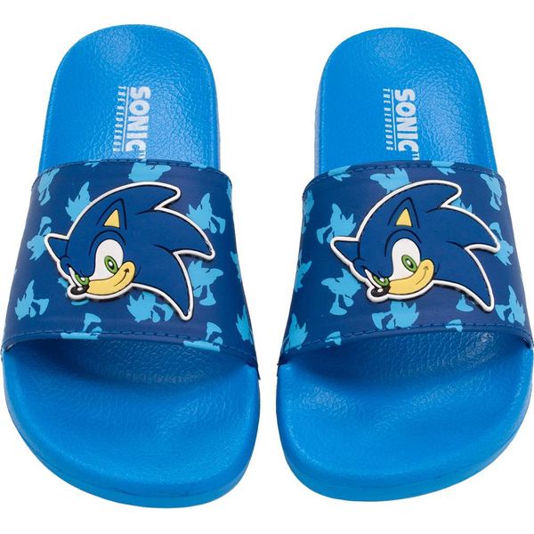 Sonic The Hedgehog - Sandalo Da Bagno Con Volto Di Personaggio Per Ragazzi NS9616 (36 Eu) (Blu)-image