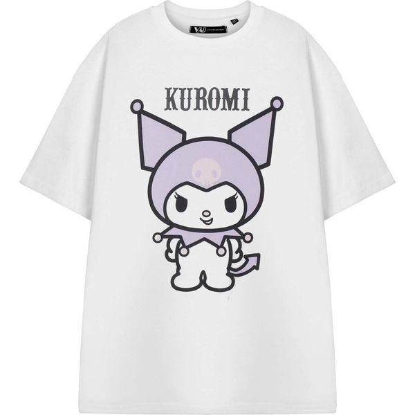 Hello Kitty - Maglietta Da Donna A Maniche Corte NS8772 (S) (Bianca)-image