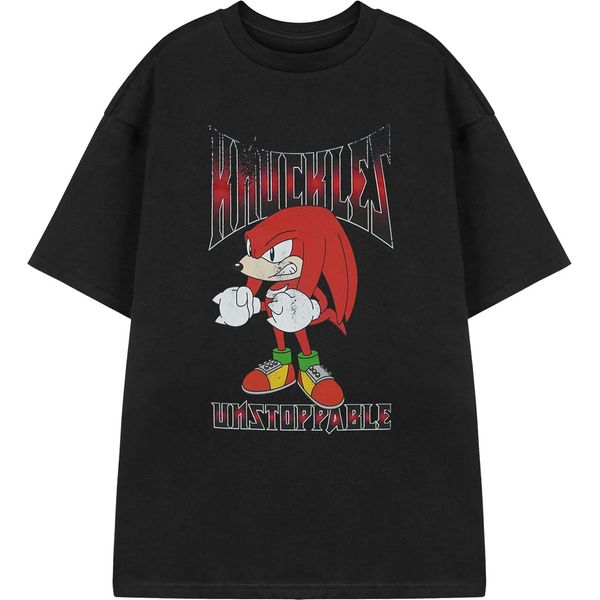 Sonic The Hedgehog - T-Shirt Da Uomo NS8926 (M) (Nero)-image