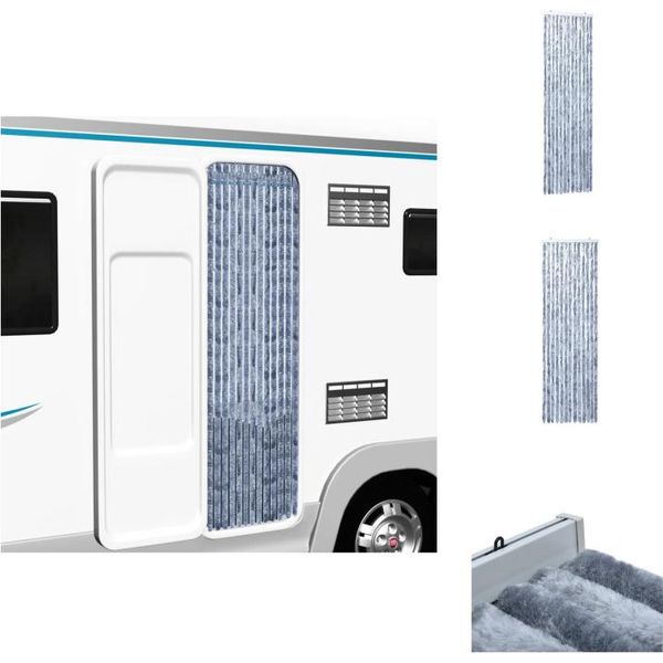 Vidaxl Tenda Zanzariera Argento 56X185 Cm In Ciniglia - Zanzariera-image