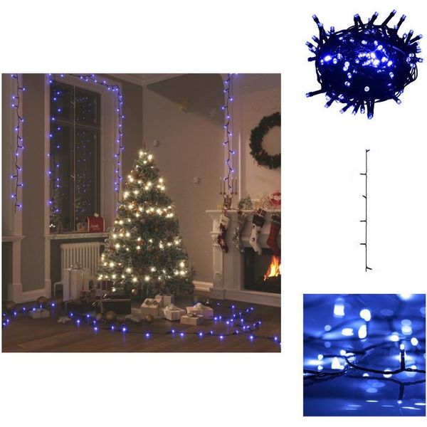 Vidaxl Luci Da Fata Led Con 300 Led Blu 30 M Pvc - Illuminazione Natalizia-image