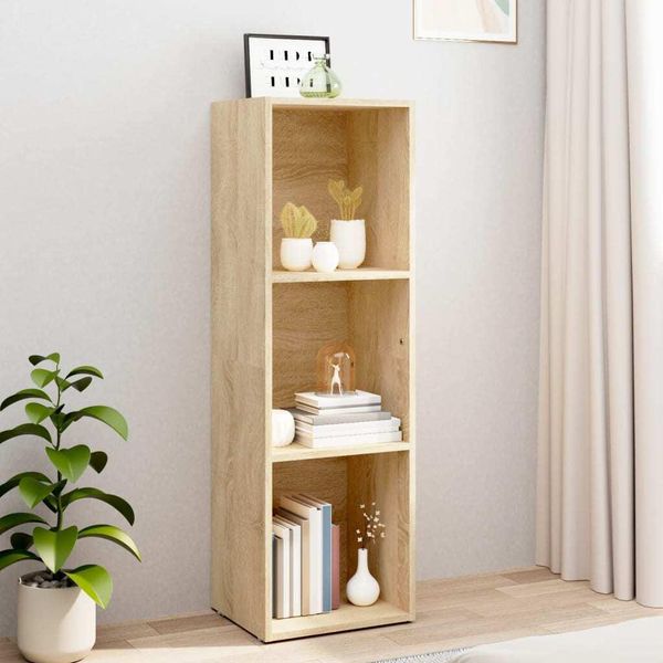 Vidaxl Libreria/Tv In Rovere Sonoma 36X30X114 Cm In Legno - Libreria - Librerie - Libreria - Librerie-image