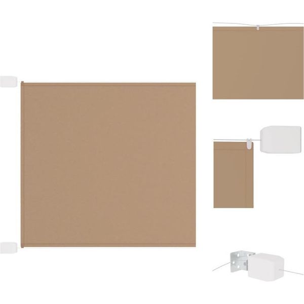 Vidaxl Tenda Verticale Taupe 140X800 Cm Tessuto Oxford - Ombrelloni E Tende Da Sole-image