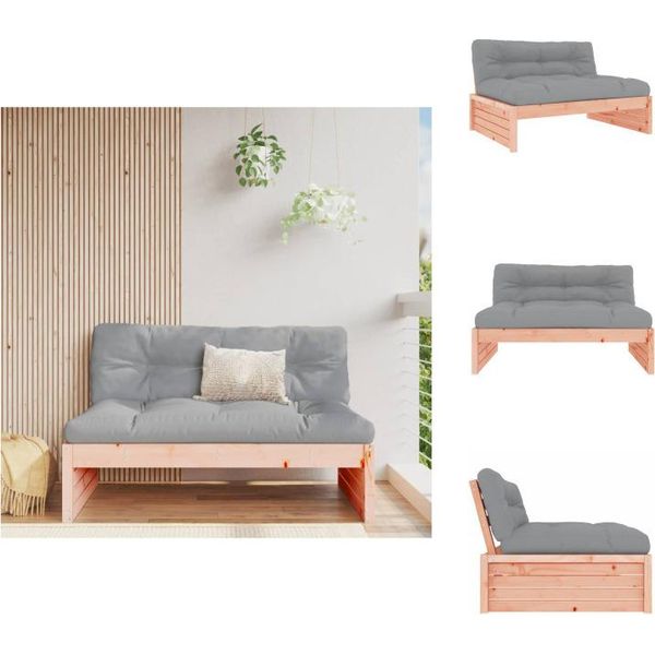 Vidaxl Divano Centrale 120X80 Cm In Legno Massiccio Di Abete Douglas - Elementi Per Divani Da Giardino-image
