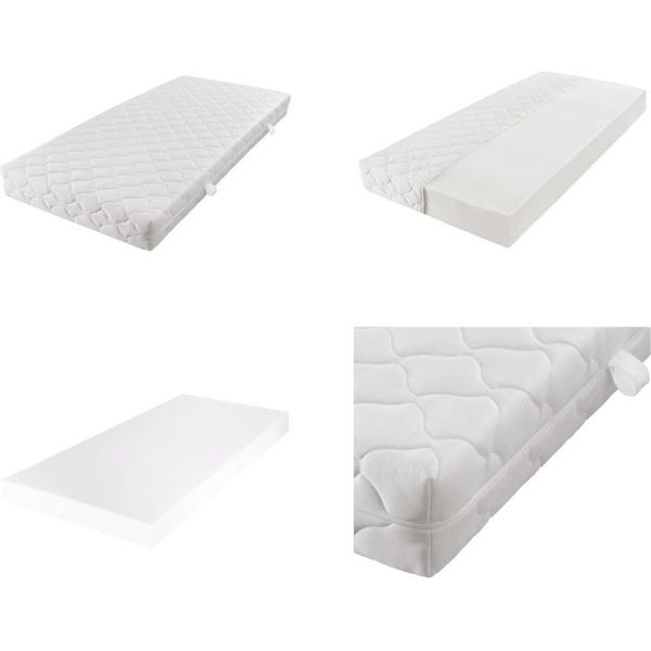 Vidaxl Materasso Con Rivestimento Lavabile 200×120×17 Cm - Materasso In Schiuma - Materasso In Schiuma - Materasso In Memory Foam - Materasso In Memory-image