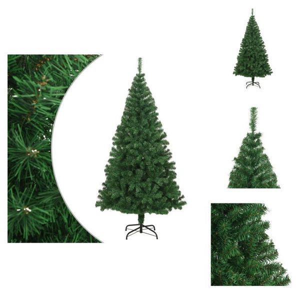 Vidaxl Albero Di Natale Artificiale Con Rami Spessi Verde 240 Cm Pvc - Alberi Di Natale-image