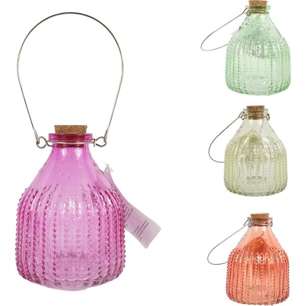 4 Pezzi - Trappola Per Vespe - Cattura Vespe - Vetro - 4 Colori - 9 X 9 X 13 Cm-image