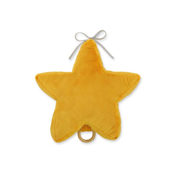 Carillon Baby Star In Minky Senape-image