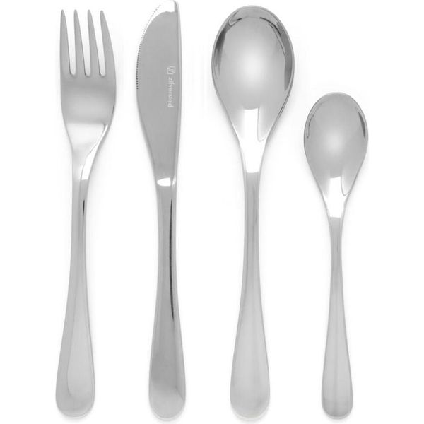 Posate Per Bambini Zilverstadt "Uni"" 4 Pezzi In Acciaio Inox"-image