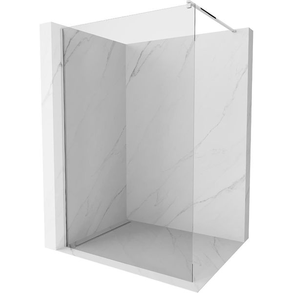 Mexen Kioto Parete Doccia Walk-In 105 X 200 Cm, Trasparente 8 Mm, Cromo - 800-105-101-01-00-image