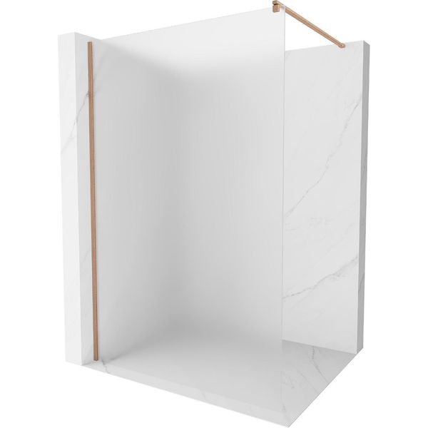 Mexen Kioto Parete Doccia Walk-In 110 X 200 Cm, Brina 8 Mm, Rame Spazzolato - 800-110-101-65-30-image