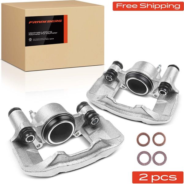 Frankberg 2X Pinza Freno Anteriore Sinistra Destra Per Kia Rio Hatchback Notchback Dc Mazda Demio-image
