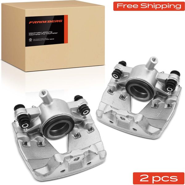 Frankberg 2X Pinza Freno Anteriore Sinistra Destra Per Mercedes-Benz Classe C C204 Classe E A207-image