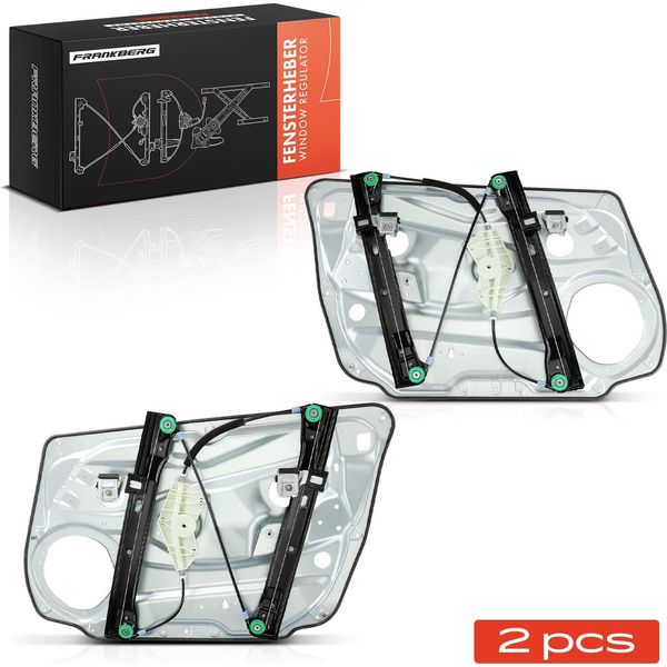 Frankberg 2X Regolatore Del Finestrino Anteriore Sinistro Destro Per Mercedes-Benz Classe C W204-image