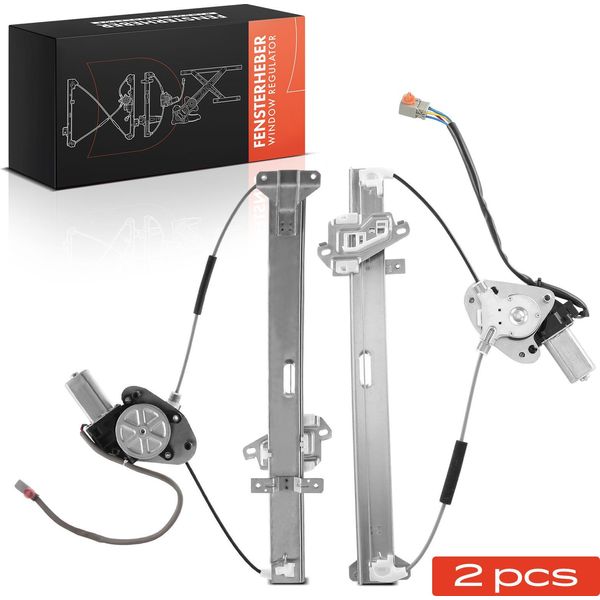 Frankberg 2X Regolatore Di Finestra Anteriore Sinistra Destra Per Honda Jazz Ii Gd Hatchback-image