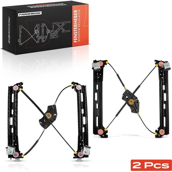 Frankberg 2X Regolatore Finestrino Posteriore Sinistro Destro Per Vw Sharan 7N Seat Alhambra 710 711-image