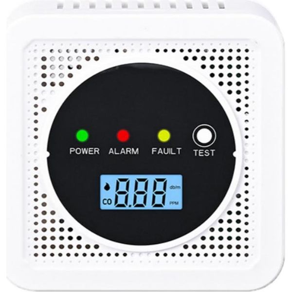 Inf Allarme Rilevatore Di Fumo E Monossido Di Carbonio Con Display Led-image