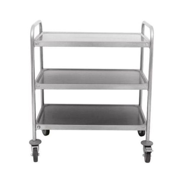 Carrello Di Servizio In Acciaio Inox Skyrainbow - 3 Livelli - 1200 X 600 X 940 Mm-image
