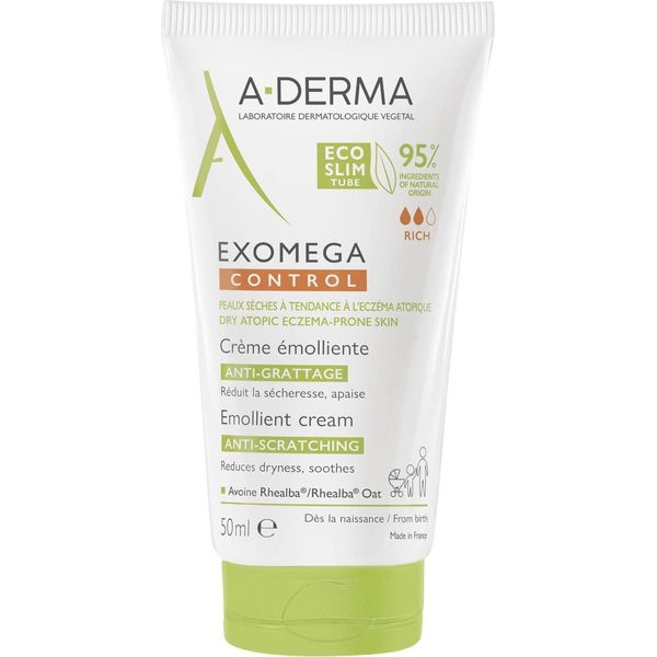 A-Derma Exomega Control Crema Emolliente Antigraffio 50 Ml-image