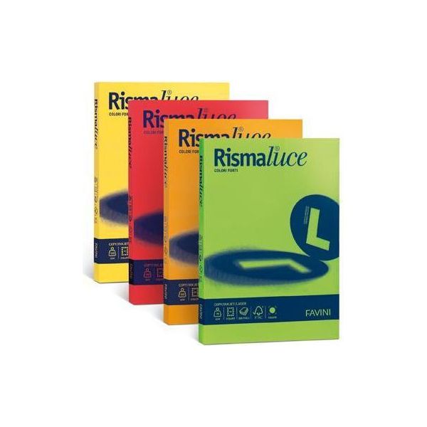 Favini Rismaluce Carta Inkjet A4 (210X297 Mm) 125 Fogli Multicolore-image
