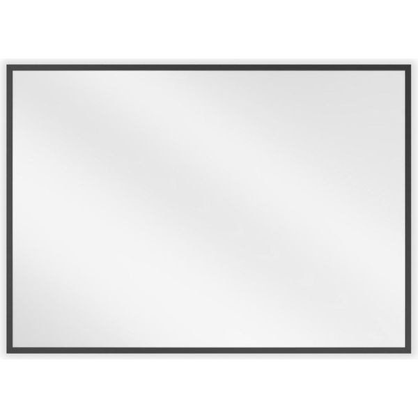 Mexen Loft Specchio Da Bagno Rettangolare 70 X 50 Cm, Cornice Nera - 9852-070-050-000-70-image