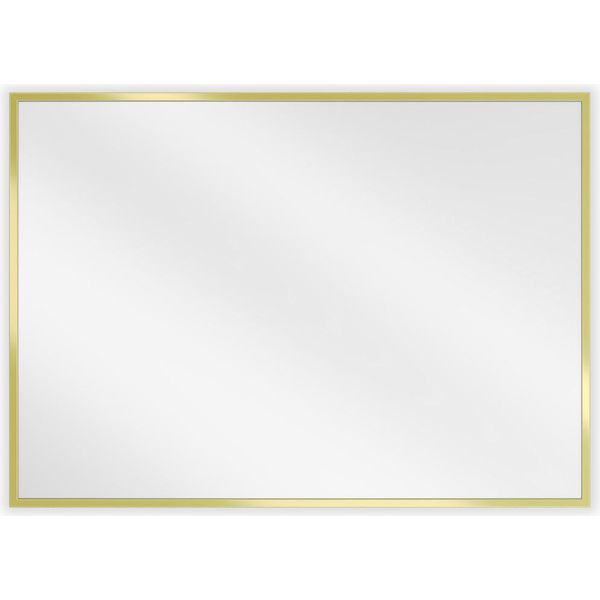 Mexen Loft Specchio Bagno Rettangolare 70 X 50 Cm, Cornice Dorata - 9852-070-050-000-50-image