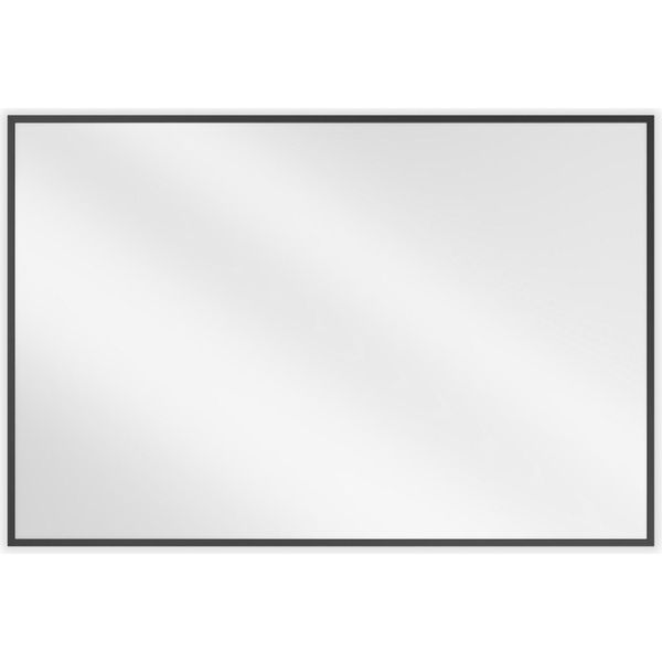 Mexen Loft Specchio Da Bagno Rettangolare 90 X 60 Cm, Cornice Nera - 9852-090-060-000-70-image