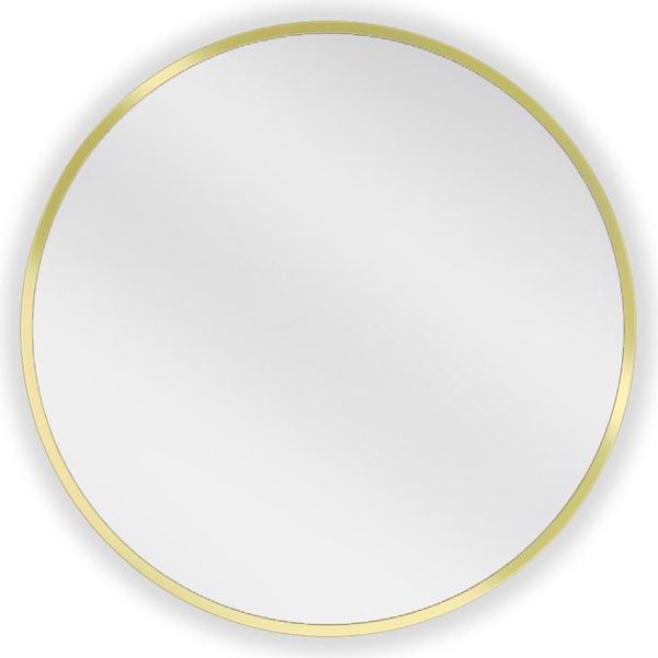 Mexen Loft Specchio Da Bagno Rotondo 50 Cm, Cornice Dorata - 9850-050-050-000-50-image