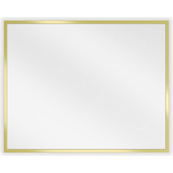Mexen Loft Specchio Da Bagno Rettangolare 50 X 40 Cm, Cornice Dorata - 9852-050-040-000-50-image