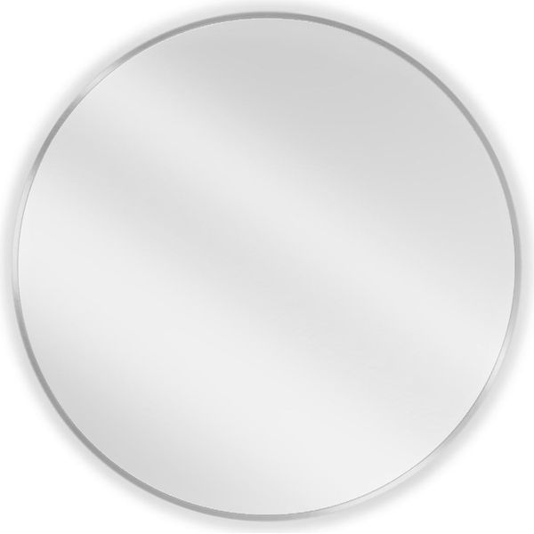 Mexen Loft Specchio Da Bagno Rotondo 80 Cm, Cornice Inox - 9850-080-080-000-10-image