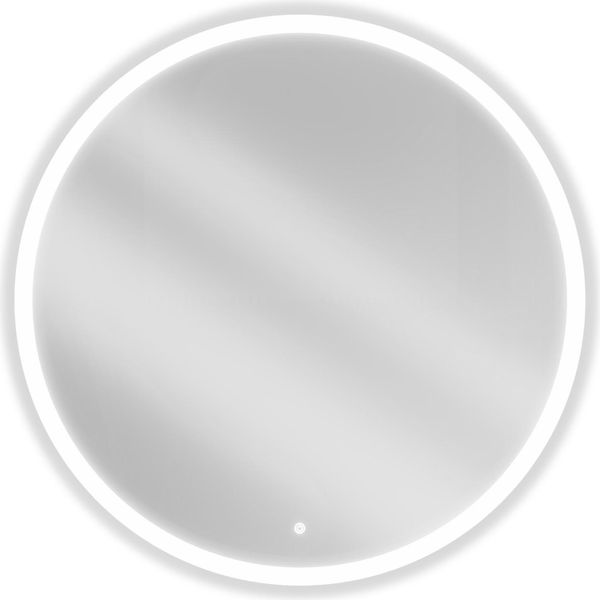 Mexen Oro Specchio Da Bagno Illuminato, Rotondo 100 Cm, Led 6000K, Antiappannamento - 9824-100-100-611-00-image