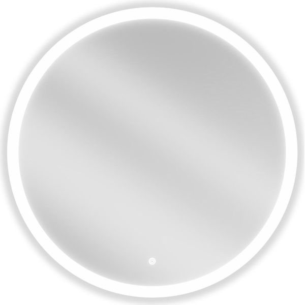 Mexen Oro Specchio Da Bagno Illuminato, Rotondo 80 Cm, Led 6000K, Antinebbia - 9824-080-080-611-00-image