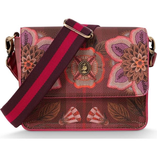 Pip Studio Borsa A Tracolla Fenna Cross Body Bag Flores Felices Red Multicolore-image