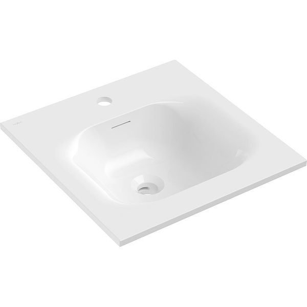 Mexen Vela Lavabo Incassato Nel Piano 46 X 46,5 Cm, Bianco Lucido - 25234500-image