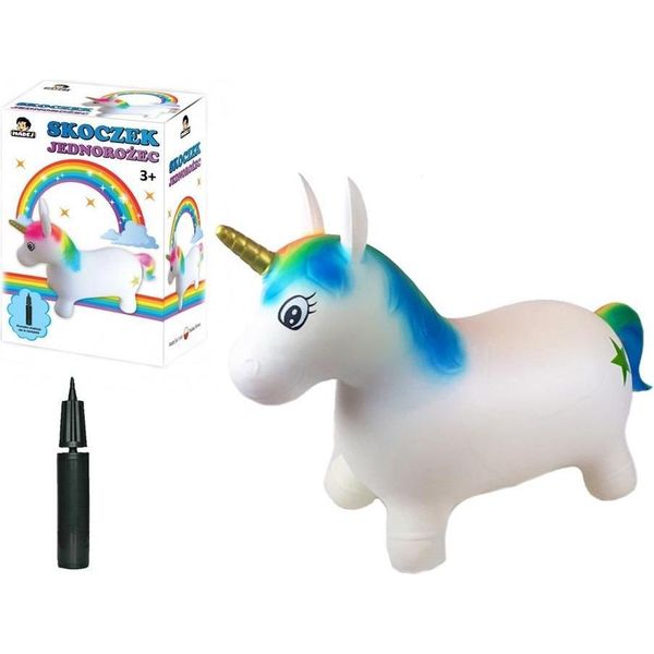 Sdraietta Unicorno Con Pompa (Giocattoli, Sport E Tempo Libero)-image